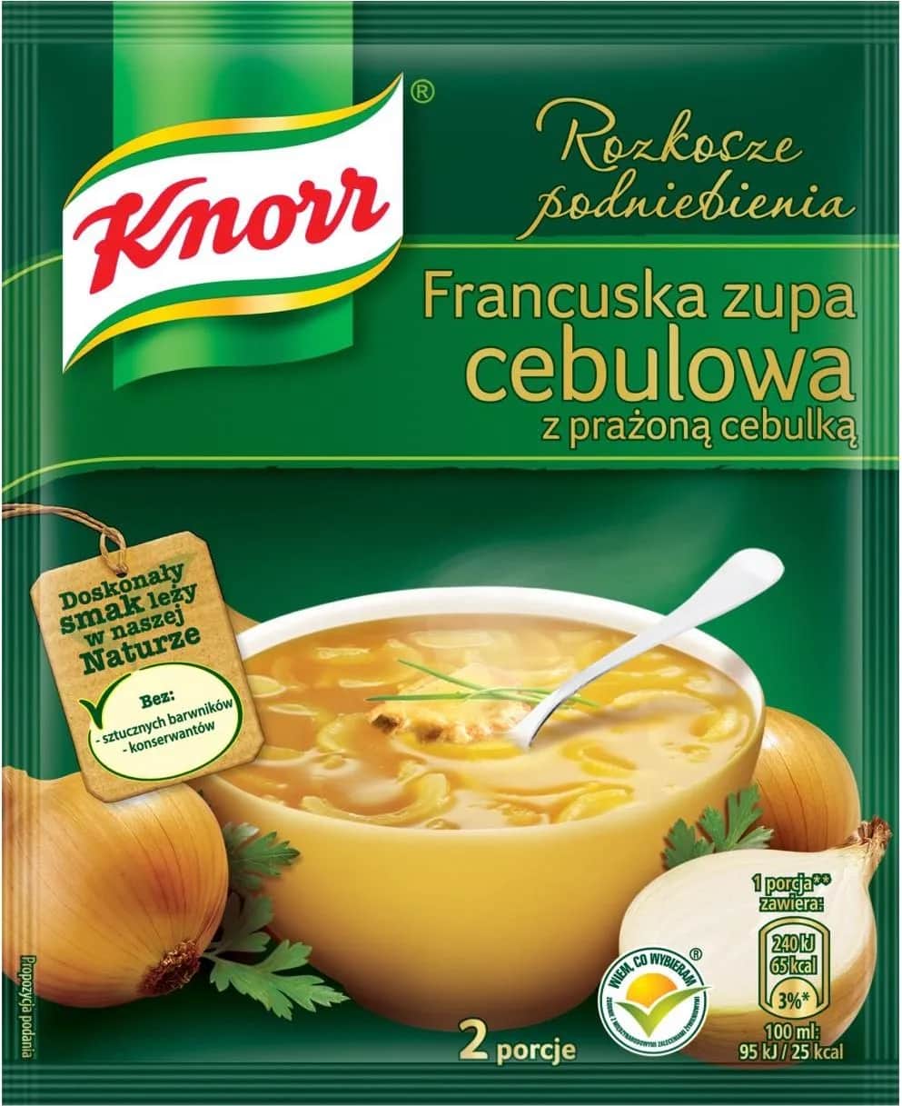 Gdzie kupić francuską zupę cebulową Knorr? Sprawdź dostępność i promocje!